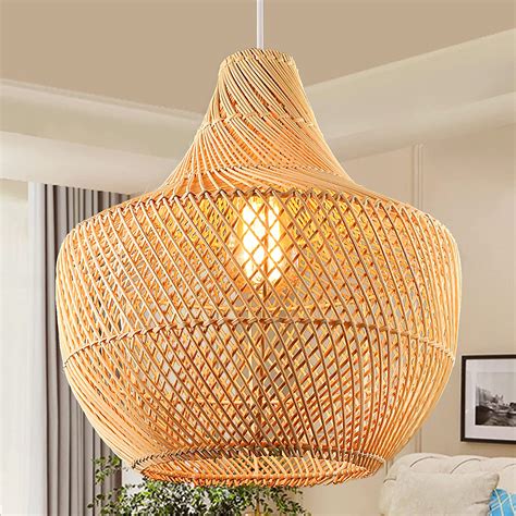 oversized rattan pendant|wicker rattan pendant lights.